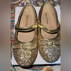 Felix & Flora glitter shoes toddler